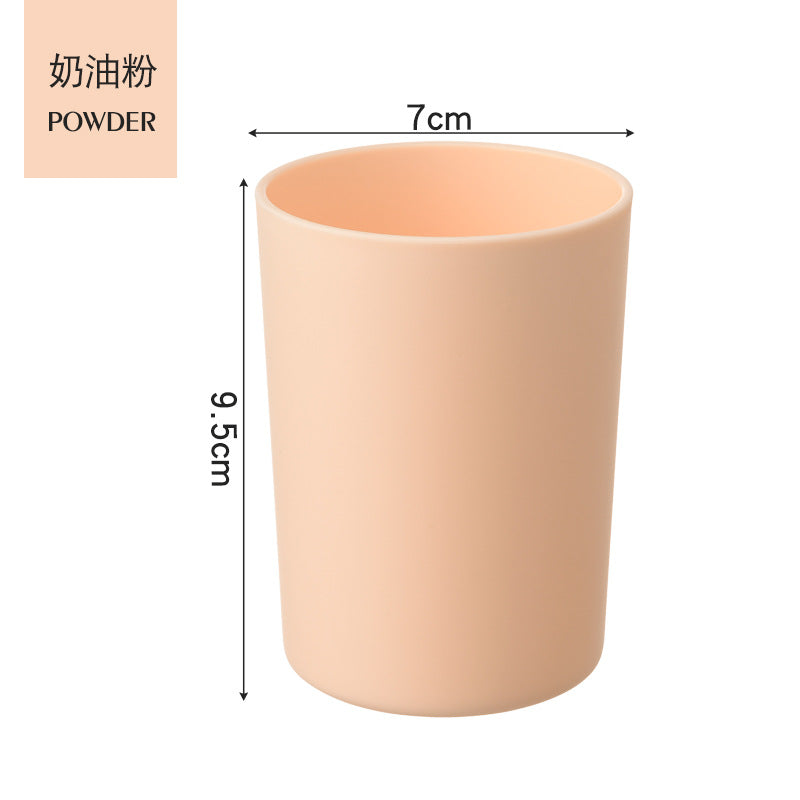 Round Couple's Mouthwash Cup, Toothbrushing Cup