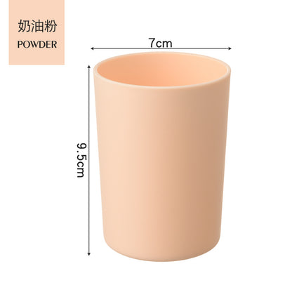 Round Couple's Mouthwash Cup, Toothbrushing Cup