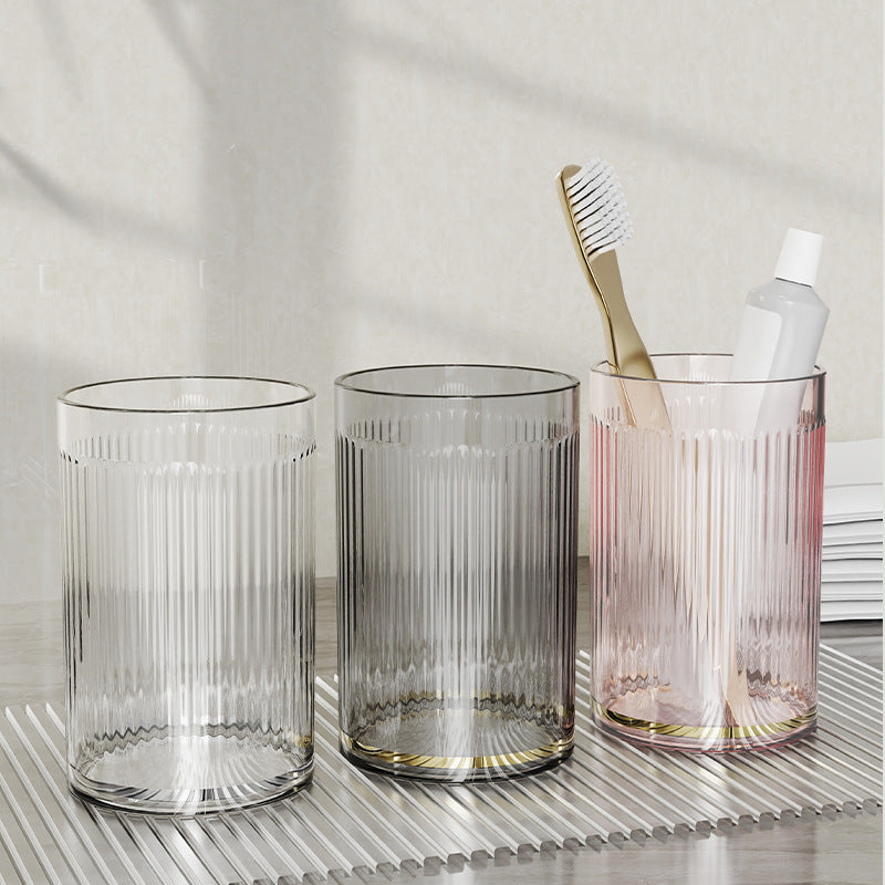 Mouthwash and Toothbrush Cup Set