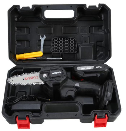 4-inch Cordless Mini Li-ion Chainsaw Handheld