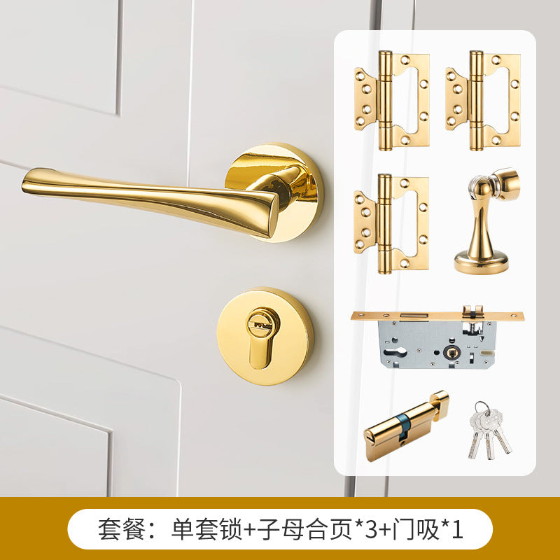 Coffee bronze brass door handle