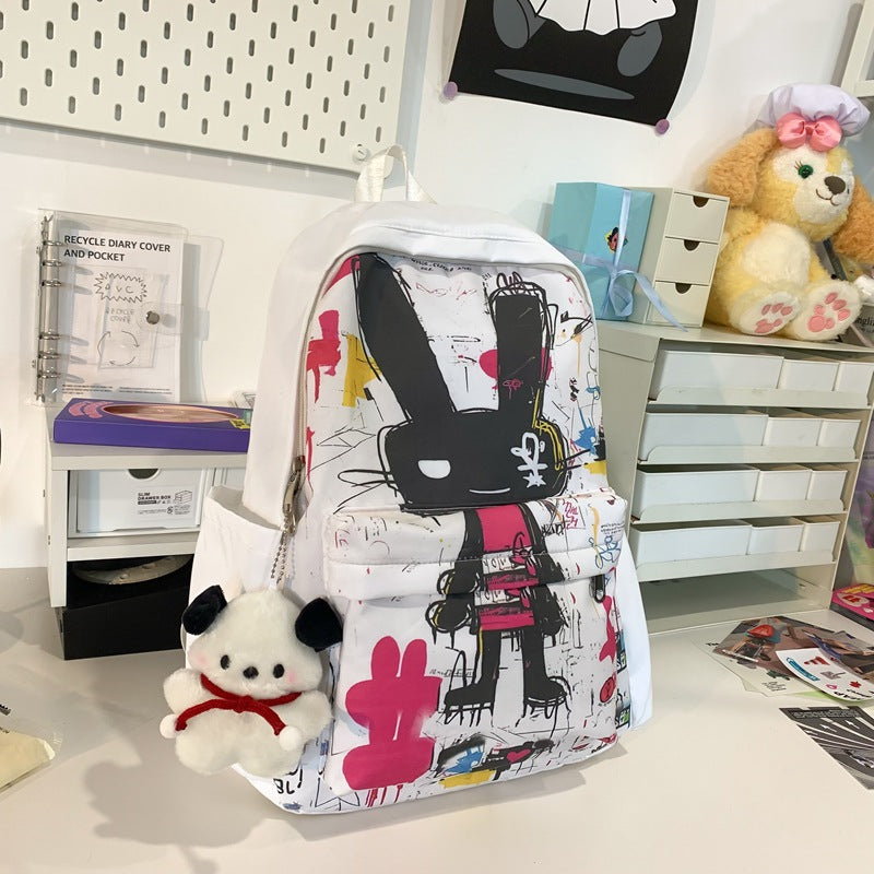 Graffiti comic school bag, backpack