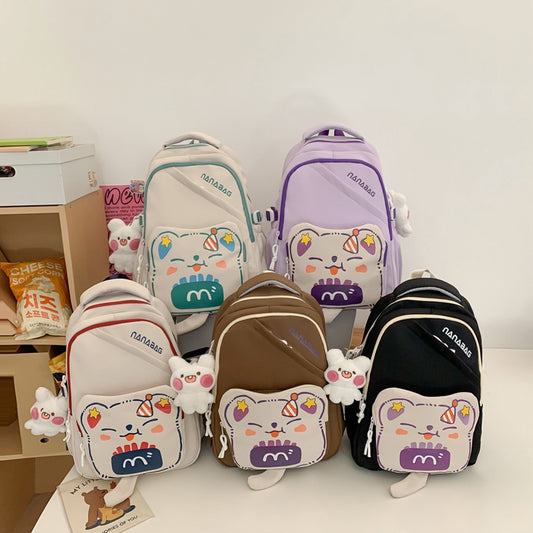 Cute cartoon student school bag large capacity backpack