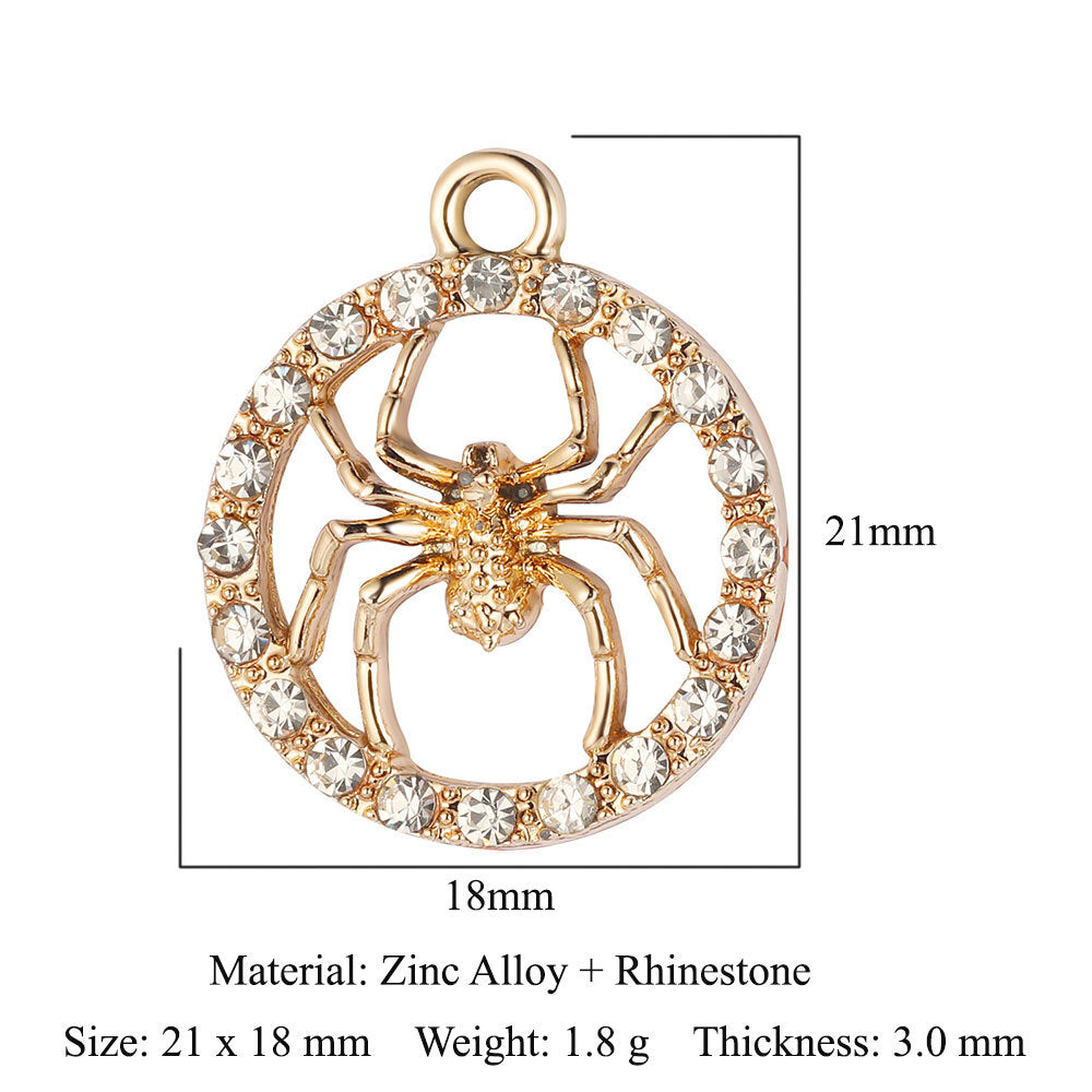 5pcs/pack bee starfish elk zinc alloy pendant