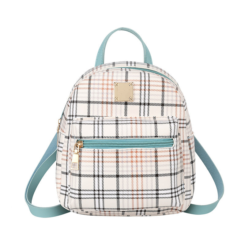 Plaid backpack