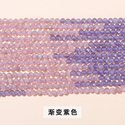 3Mm section gradual change color opal loose beads