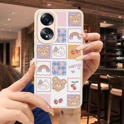 OPPO A58 Silicone Fun Anime Case Youth Trendy Creative Luxury