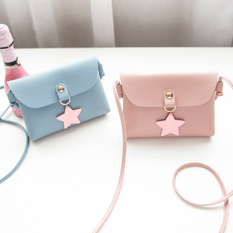 Star pendant mobile phone bag shoulder bag