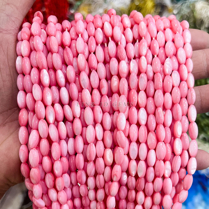 5 * 10Mm multi-color shell rice beads loose beads