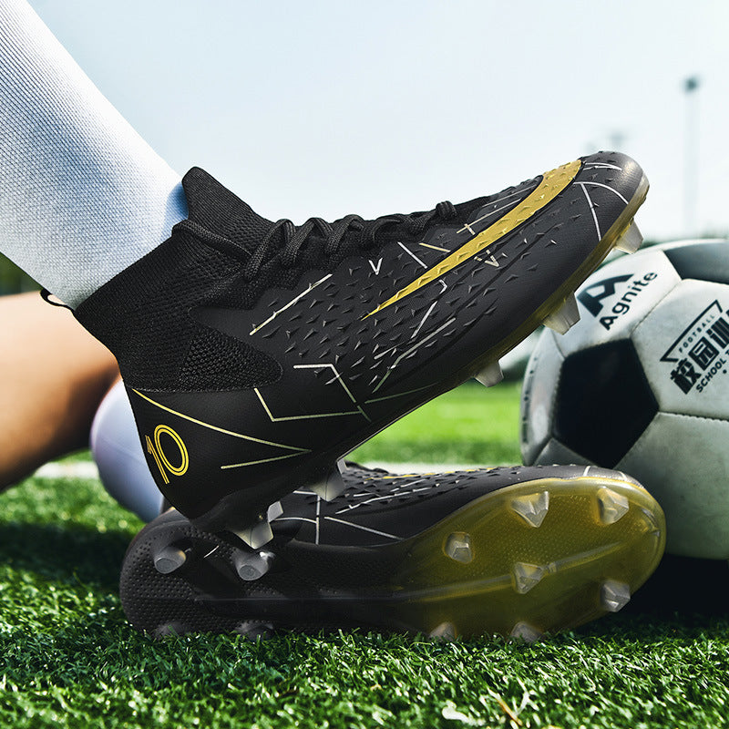 Cross-border High-top AG Turf Soccer Shoes