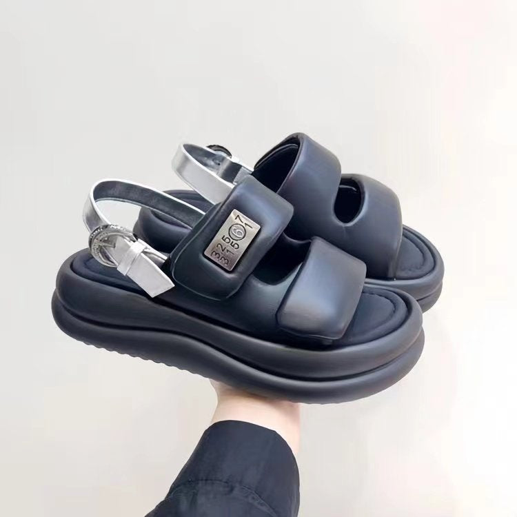 Velcro muffin sole sandals