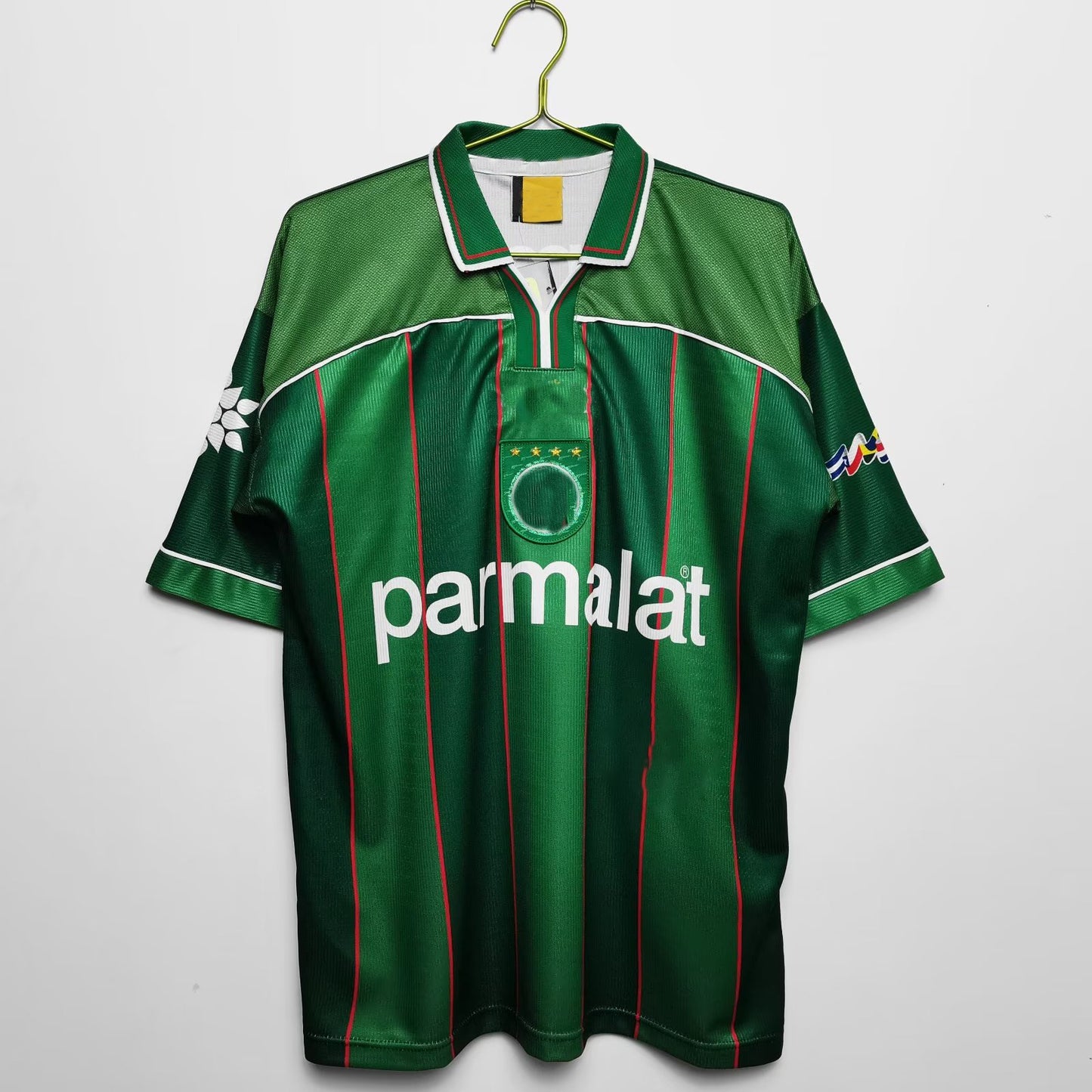 Camiseta retro de manga corta Copa Libertadores Palmeiras 1999 