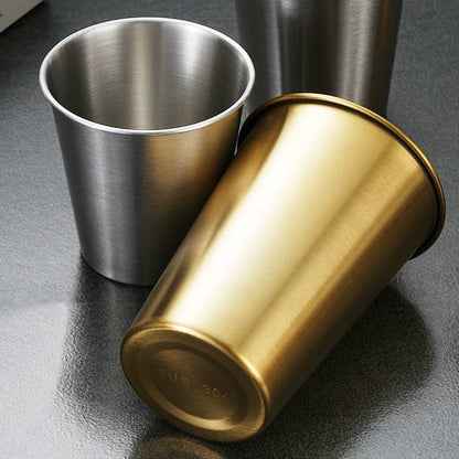 Single layer 304 stainless steel beer cup