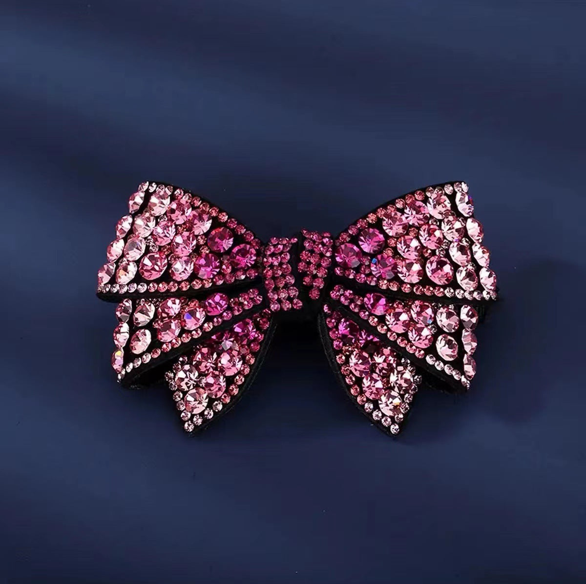 New Butterfly Bow Rhinestone Hair Clip for Adults