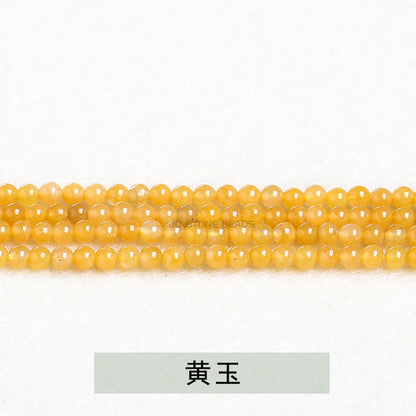 3Mm Natural Crystal Colorful Tourmaline Beads Loose Beads