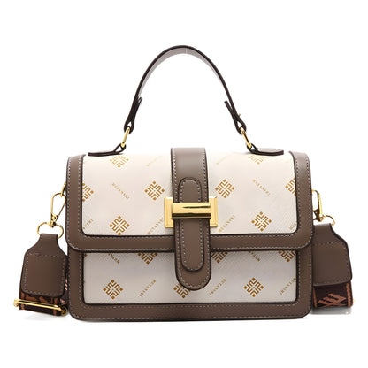 High-end printed bag female versatile