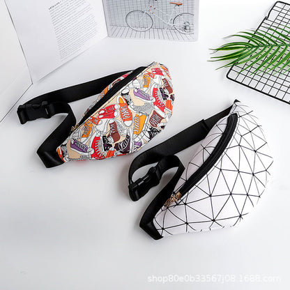 Versatile Fashion Printed Breast Bag