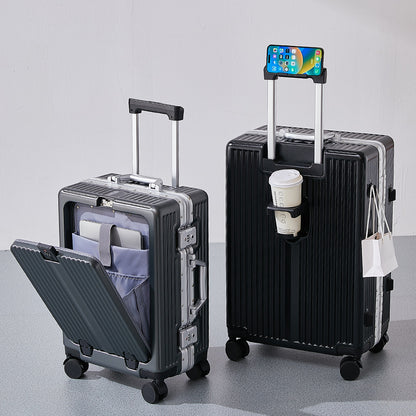 Aluminum frame suitcase 24 inch anti-drop