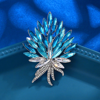 Crystal Wheat Brooch Female