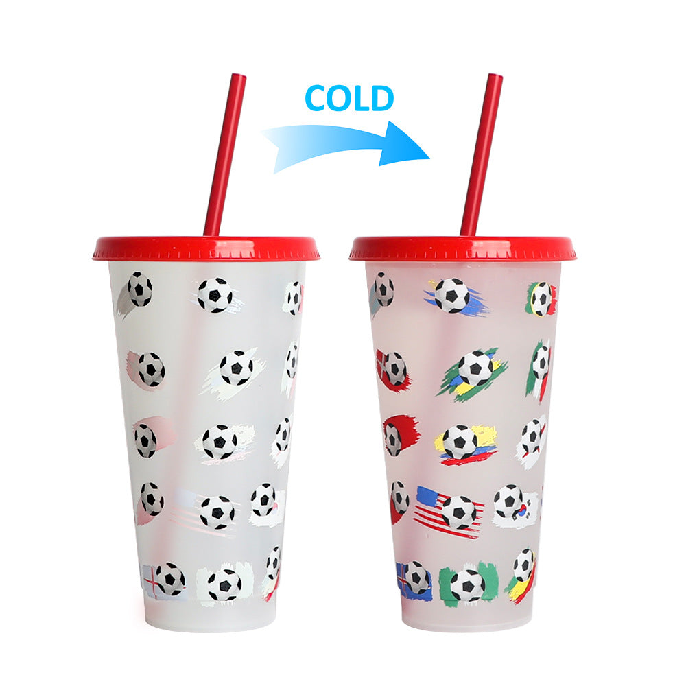 710Ml temperature-sensitive plastic color-changing cup