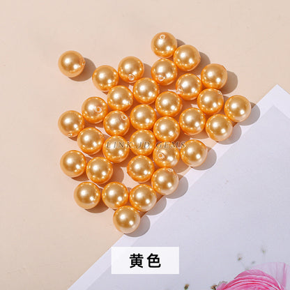 Multi-color imitation Nanyang half-hole beads loose beads pearls