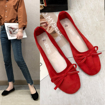 Egg roll shoes single shoes women