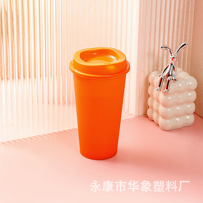 Color coffee cup pp material 475ml