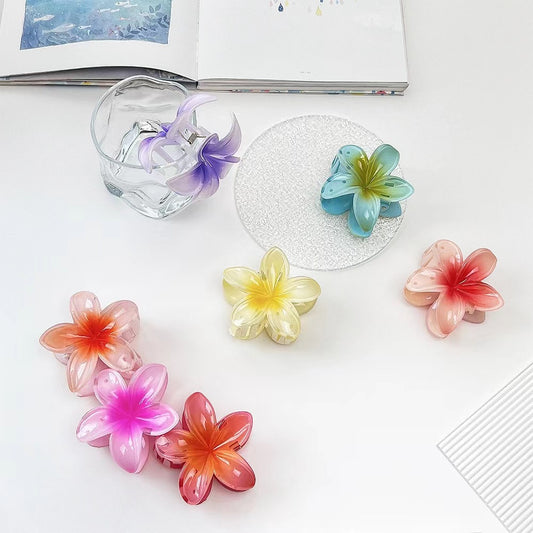 Flower hairpin back head disc hair accessories