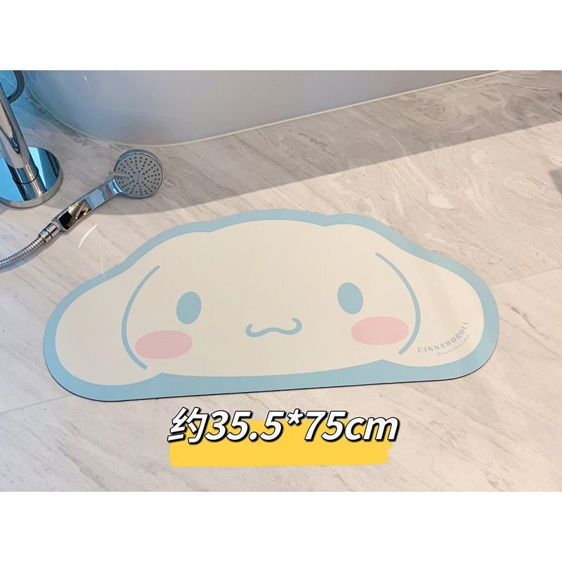 Cartoon Diatomaceous Earth Non-Slip Quick-Dry Floor Mat