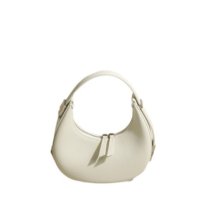 Bolso bandolera Crescent de color liso 