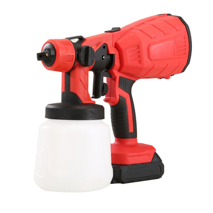 18V Li-ion Brushed Paint Gun Adjustable Latex/Oil