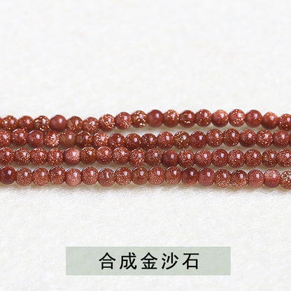 3Mm Natural Crystal Colorful Tourmaline Beads Loose Beads