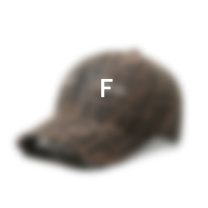 F Letter Print All-Season Sun Protection Baseball Cap