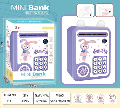 Fingerprint Money Bank, Password Safe for Boys and Girls