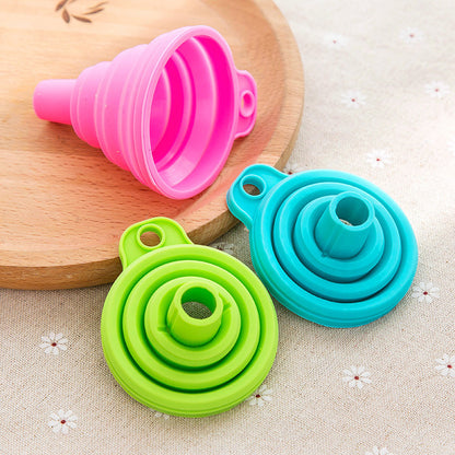 Silicone Folding Funnel Multifunctional Portable