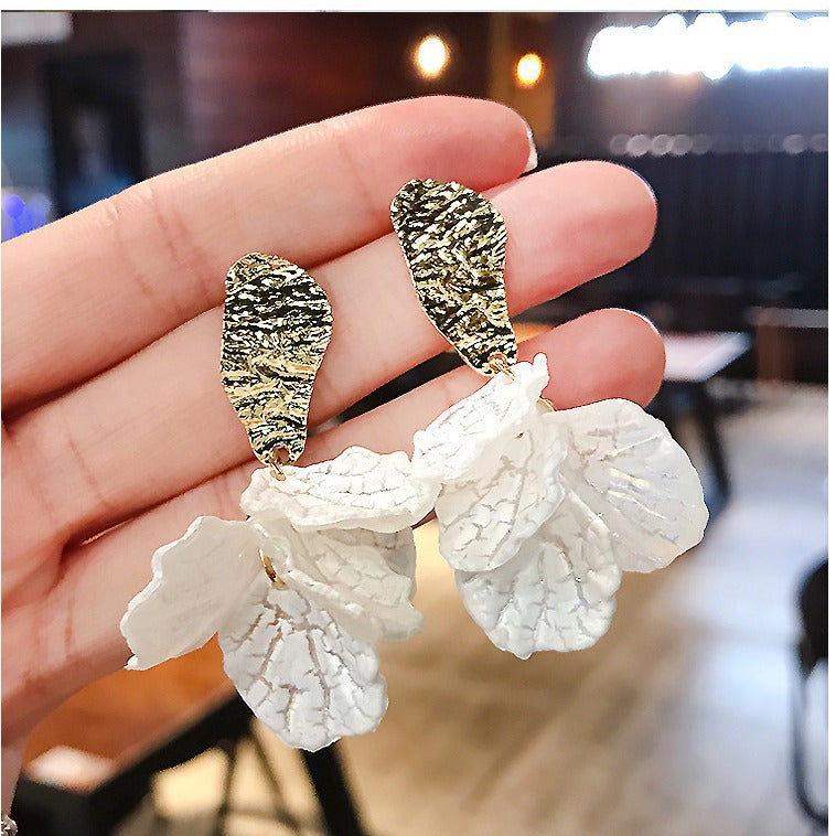 Super fairy shell flower earrings