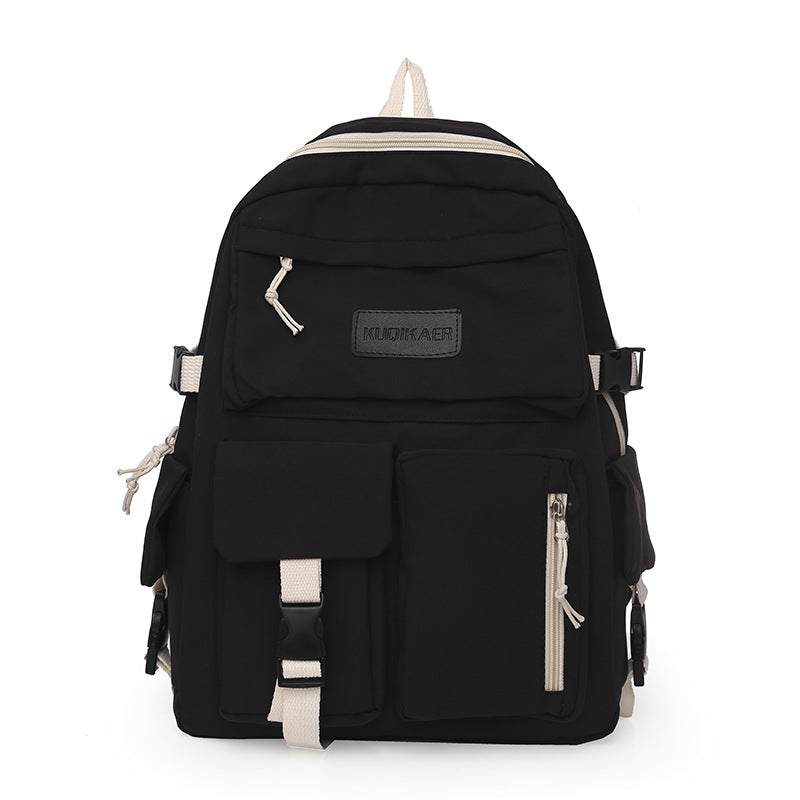 Large capacity junior high school student schoolbag