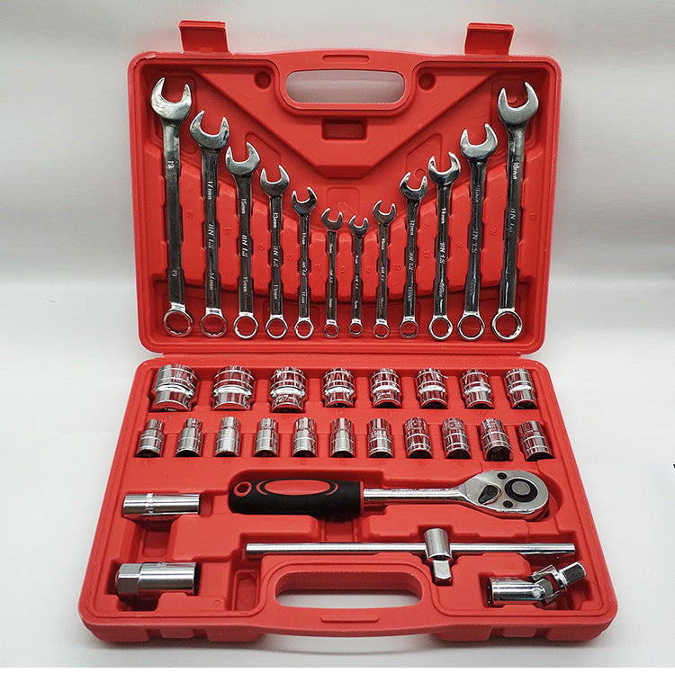 Supply sleeve 37-piece auto repair machine repair tool set