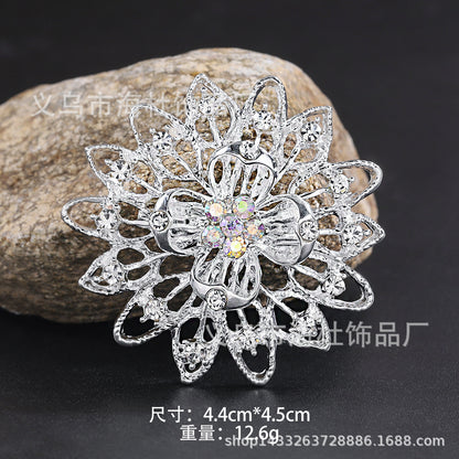 Alloy Rhinestone Brooch Pin fashion