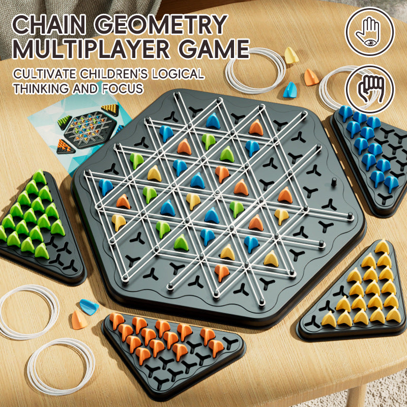 Chain Chess Tabletop Educational Game Family Parent-Child Interactive Puzzle Toy