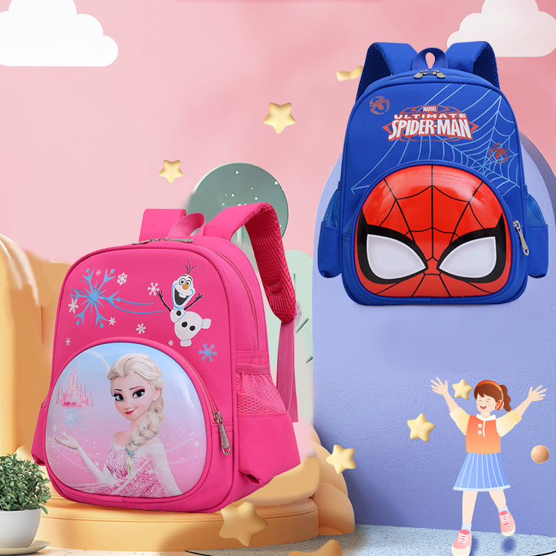 Boys and girls children's cartoon schoolbag