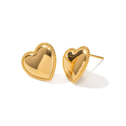 Heart-shaped earrings