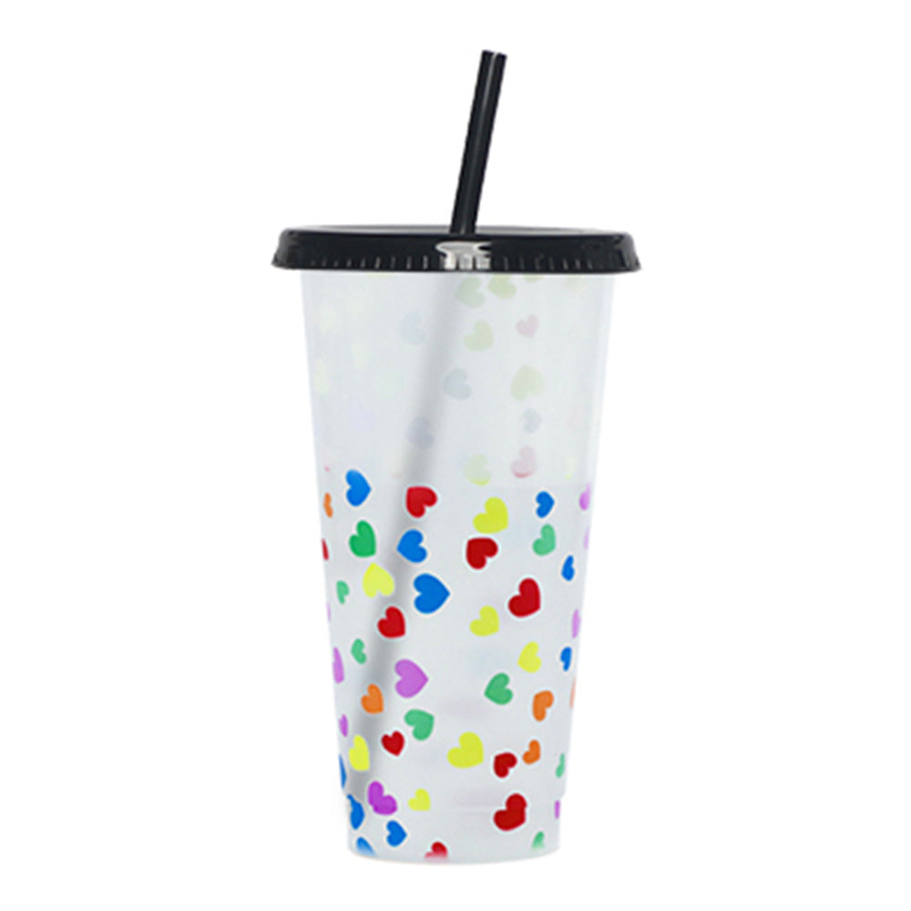 710Ml temperature-sensitive plastic color-changing cup