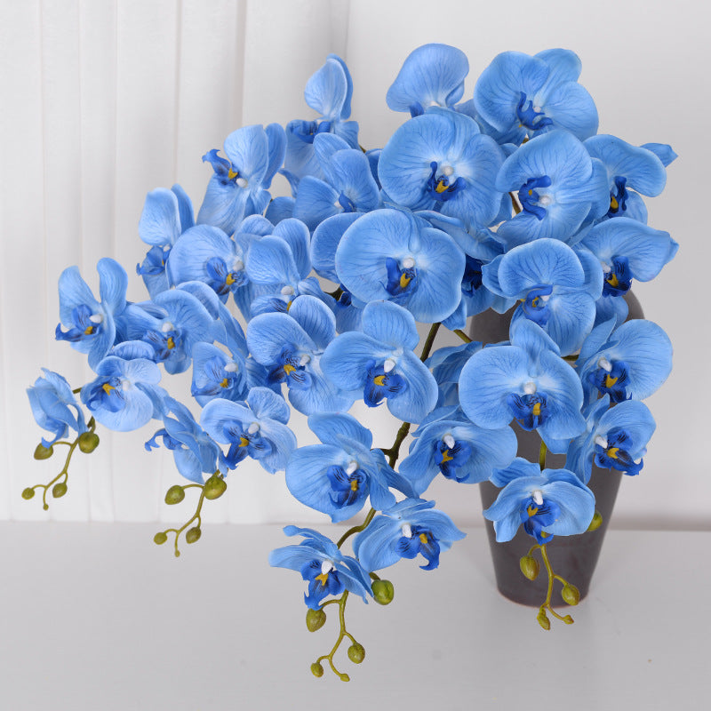 Single artificial flower 9-head Phalaenopsis orchid