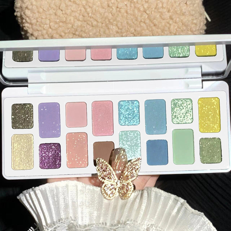 Paleta de sombras de ojos de 16 colores 