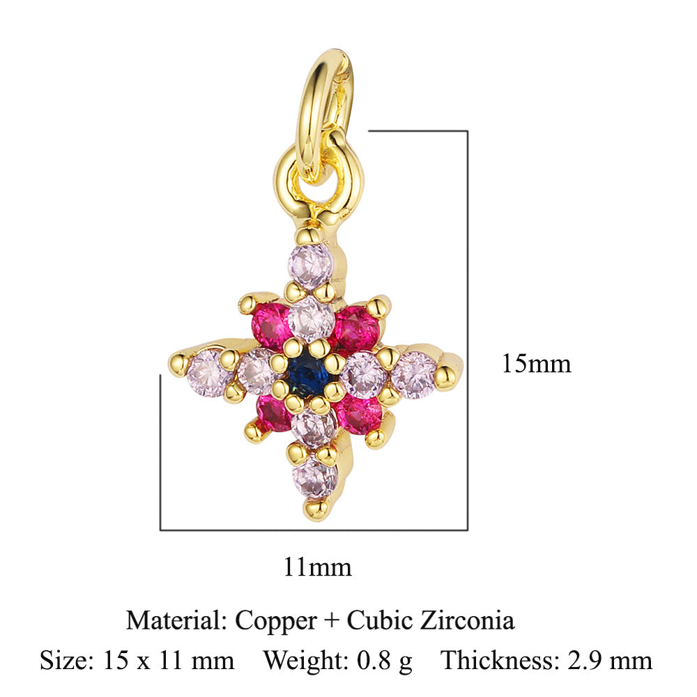 Lightning Crown Copper Zircon Pendant Accessories