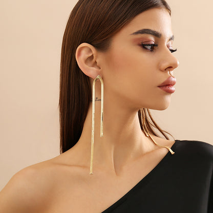 Long Tassel Earrings Women's