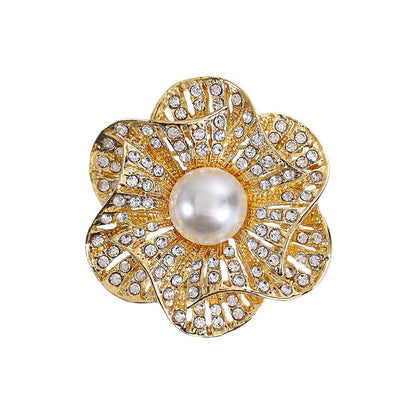 Brooch High-end Diamond Flowers