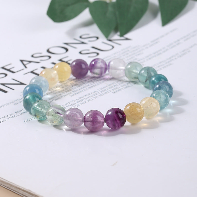 Natural salt source agate bracelet tourmaline bracelet