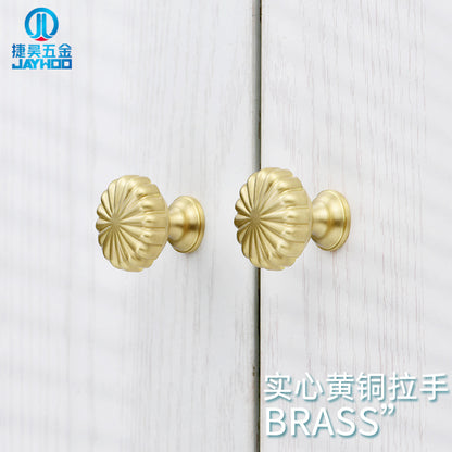 Pumpkin pure brass handle wholesale